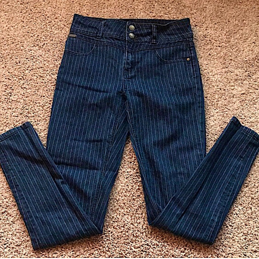 Buffalo David Bitton Izzy High Rise Skinny Stripe